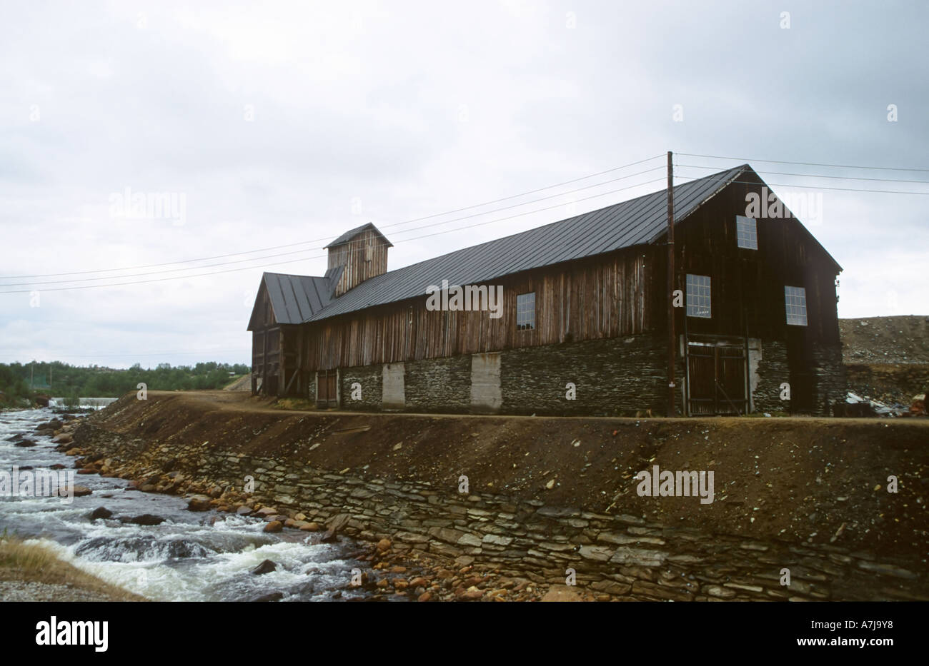 Ancienne ville minière de Røros cuivre en Norvège site du patrimoine mondial de l'UNESCO Banque D'Images