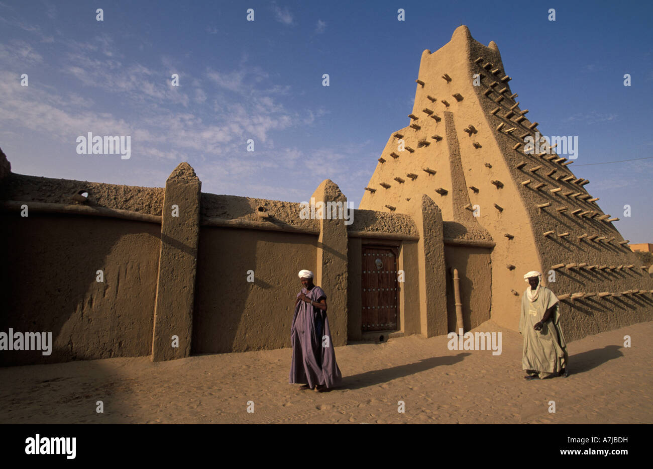 Mosquée Sankoré a été construit au 15ème siècle et a été la base de l'université,y de Sankoré, Tombouctou, au Mali Banque D'Images