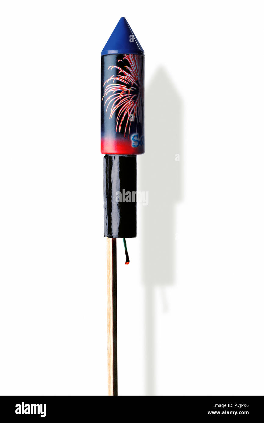 Feuerwerkskörper Rakete fusée pétards Banque D'Images
