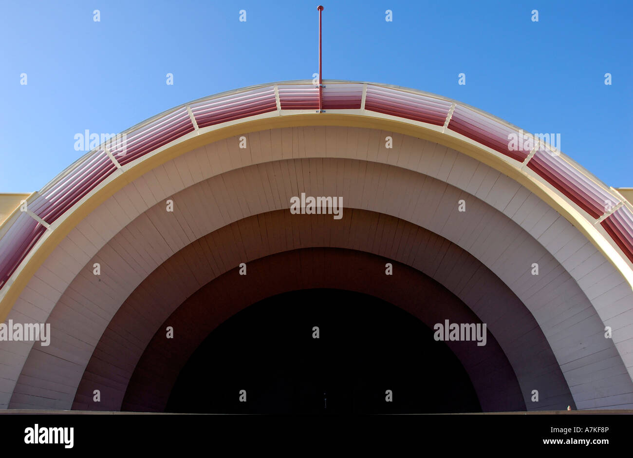 Soundshell design Art déco de l'Île du Nord Nouvelle-zélande Napier Banque D'Images