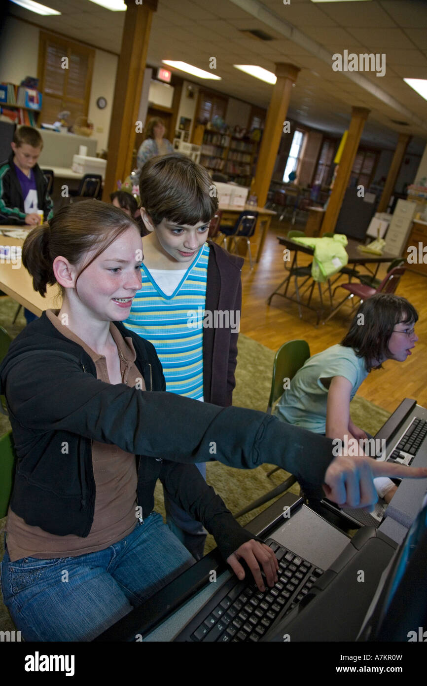 Programme résidentiel pour les enfants Banque D'Images