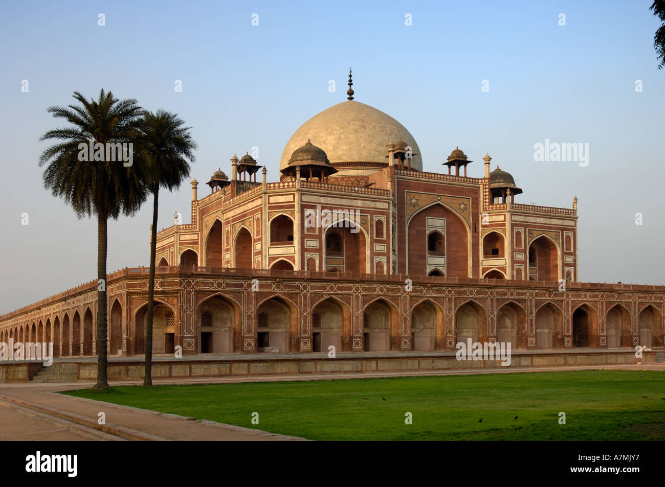 16e siècle grand empereur moghol Humayuns tomb New Delhi Inde Banque D'Images