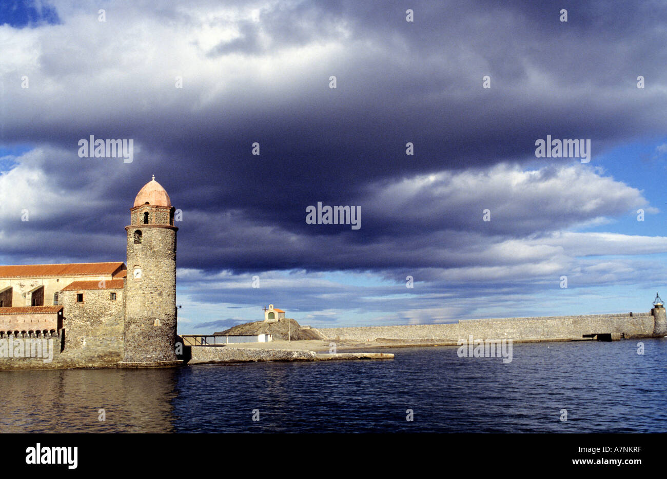 France, Pyrénées Orientales, Collioure, Notre Dame des Anges (XVII ème siècle) Banque D'Images