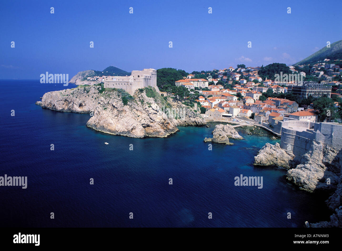 La Croatie, Dalmatie du Sud, prix, Dalmatie Adriatique Dubrovnik city Banque D'Images