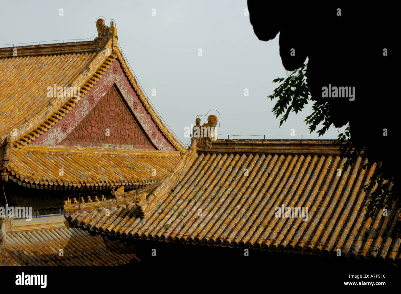 9 Minzu Yuan Chine Pékin Palais d'été à l'intérieur Détails Pavillon Le Pavillon des fragrances bouddhiques Foxiang ge Banque D'Images
