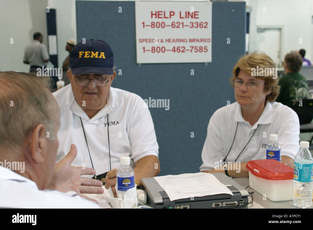 Florida Charlotte County,Port Charlotte,communauté,quartier,résidentiel,Centre,Centre,État FEMA Disaster Recovery Centre,Centre,Federal Emergency Banque D'Images