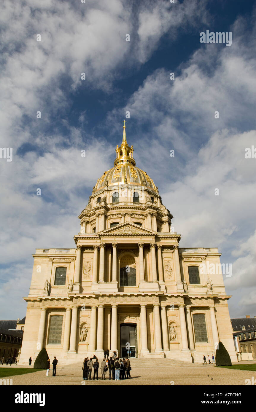 'Eglise du Dome'. Les Invalides. Le tombeau de Napoléon. Paris. La France. Banque D'Images