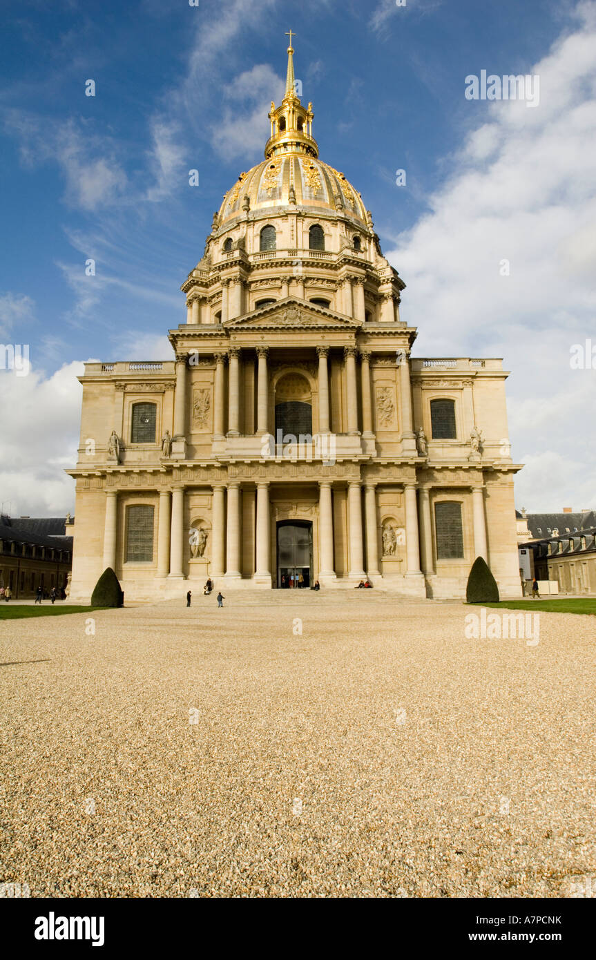 'Eglise du Dome'. Les Invalides. Le tombeau de Napoléon. Paris. La France. Banque D'Images
