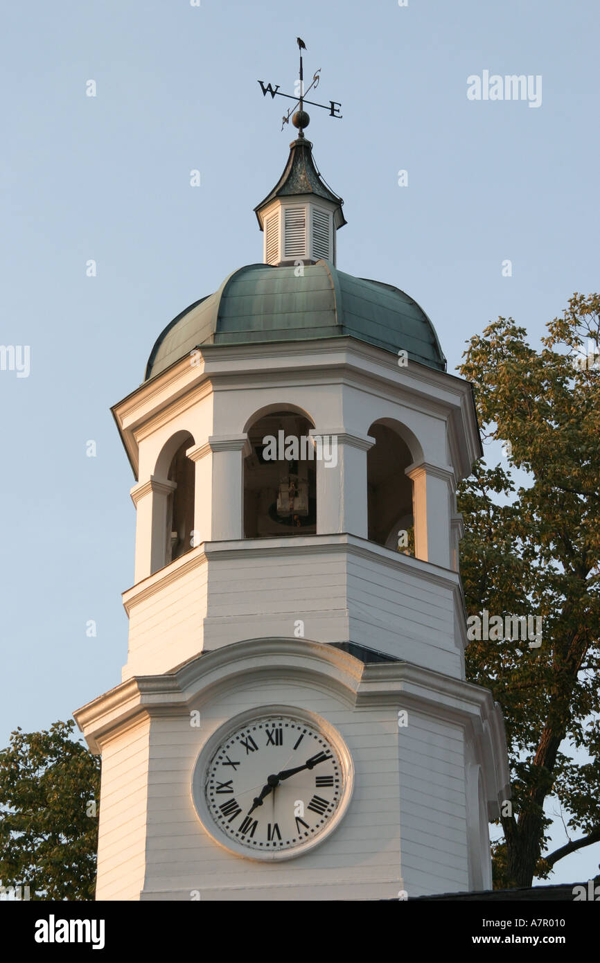 Leesburg Virginia,Loudoun County,quartier historique,ancien palais de justice du comté de Loudoun,système judiciaire,décisions juridiques,justice,jugement,jugement,droit,horloge,s Banque D'Images