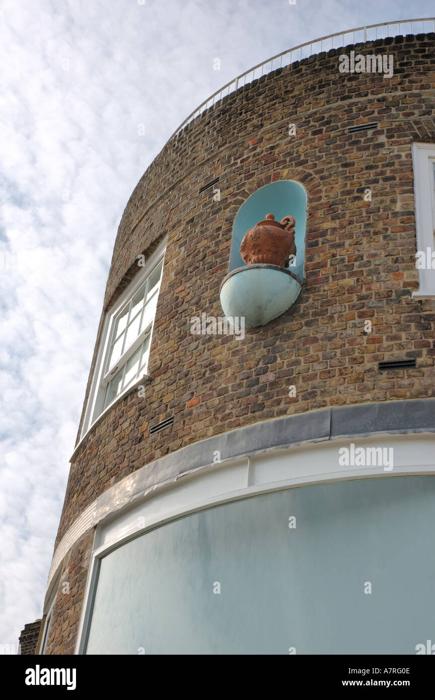 Ladite chambre à Chiswick Mall est l'hôtel particulier utilisé pour la première série de télévision BBC2 L'apprenti avec Alan Sugar, en 2005 Banque D'Images