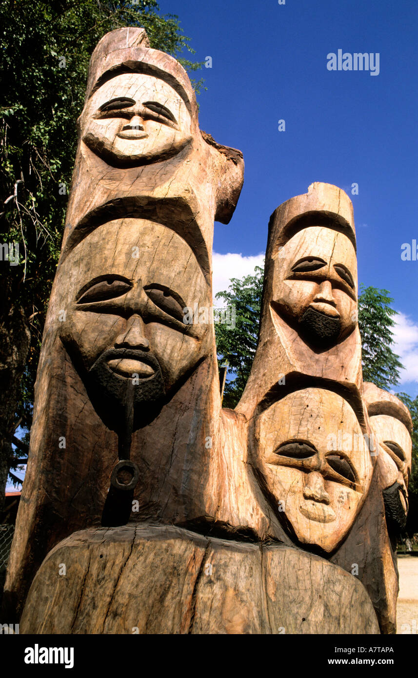 La Namibie, totem Banque D'Images