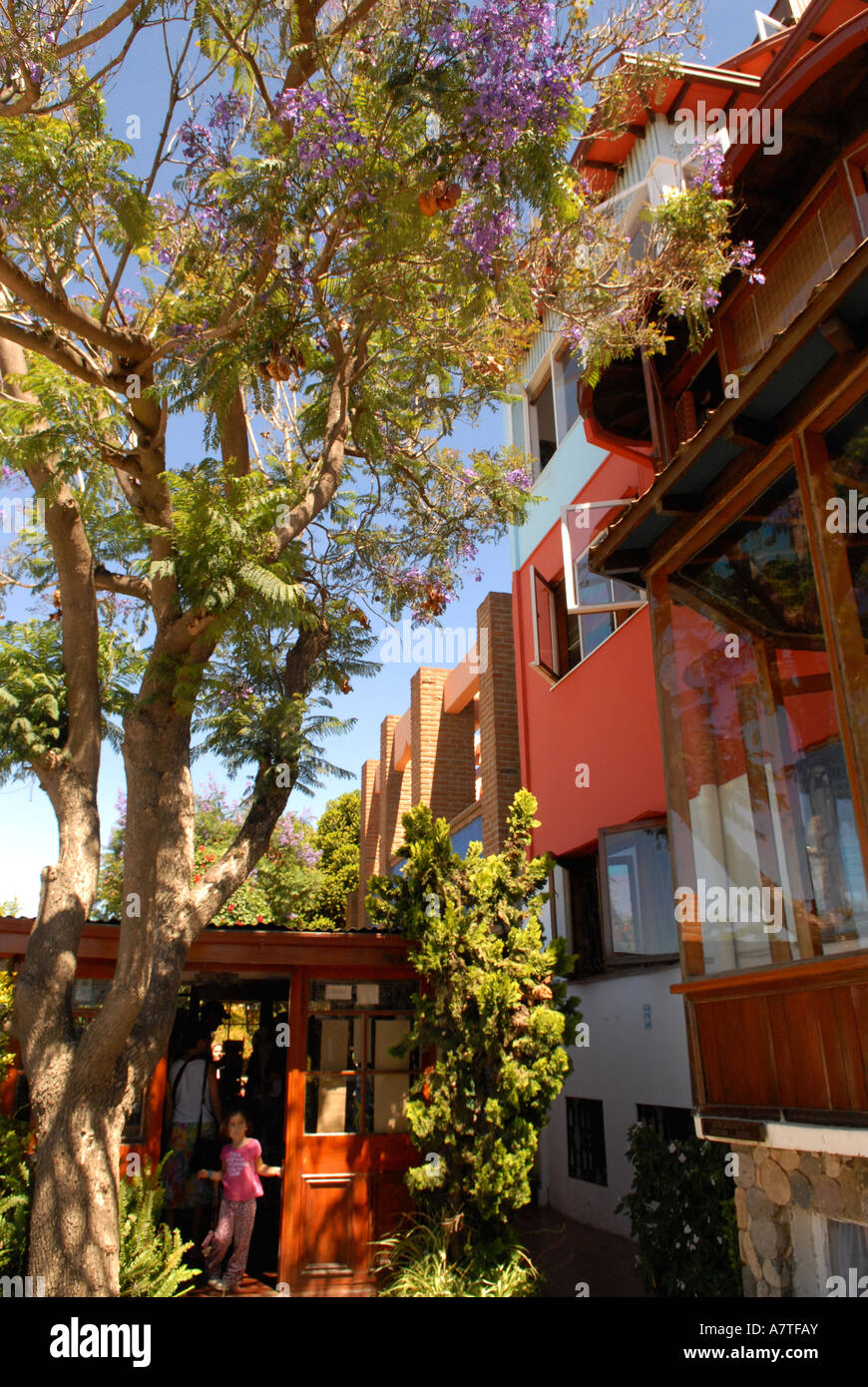 La Sebastiana maison de Pablo Neruda Valparaiso Chili Banque D'Images