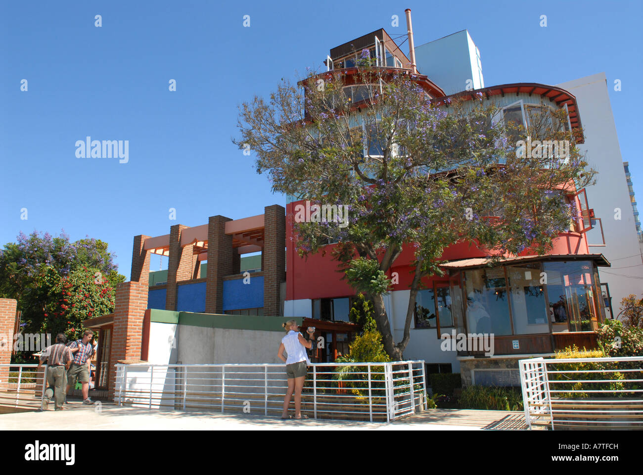 La Sebastiana maison de Pablo Neruda ville de Valparaiso au Chili Banque D'Images