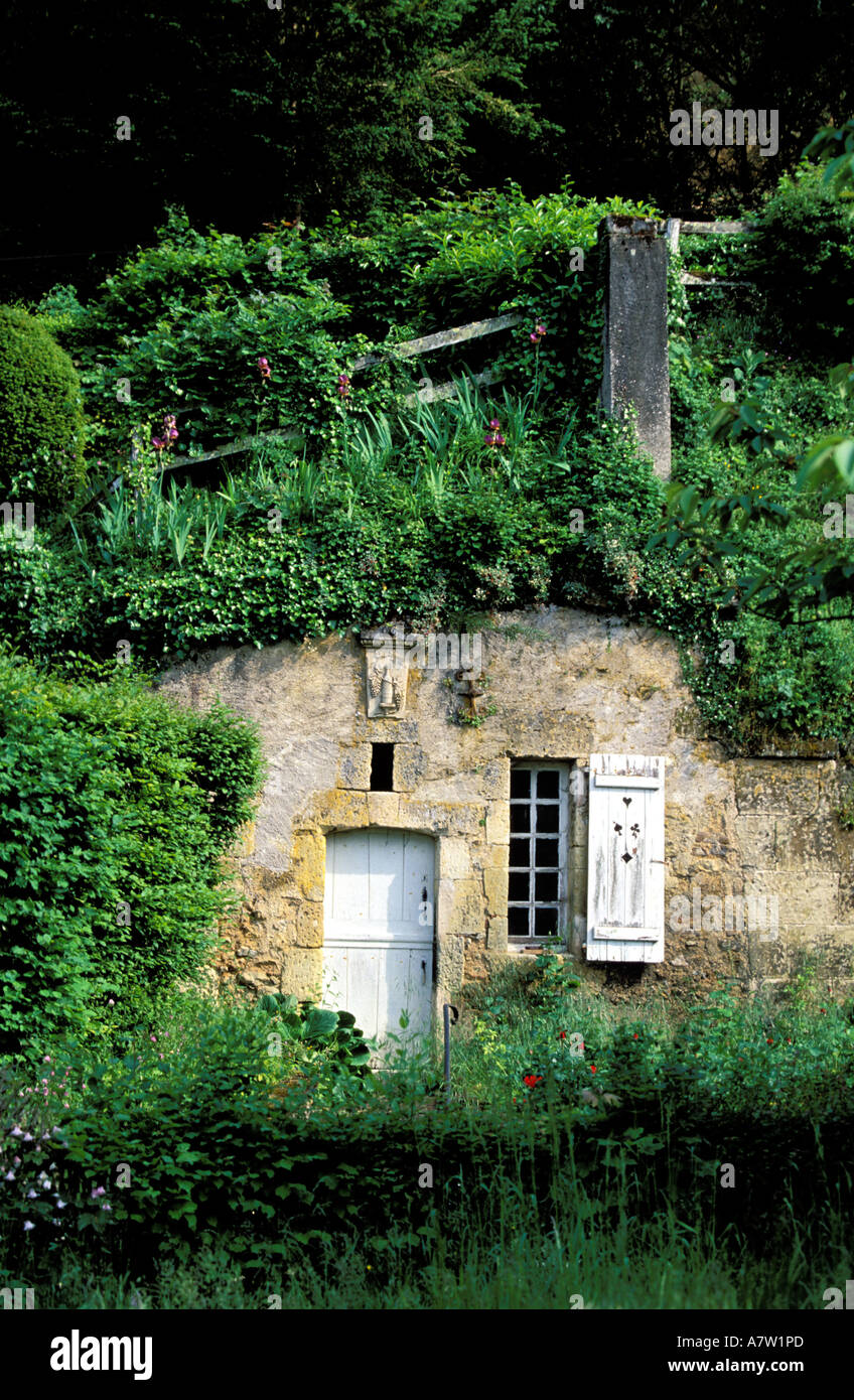 France, Loir et Cher, Lavardin village, Rotte aux Biques Banque D'Images