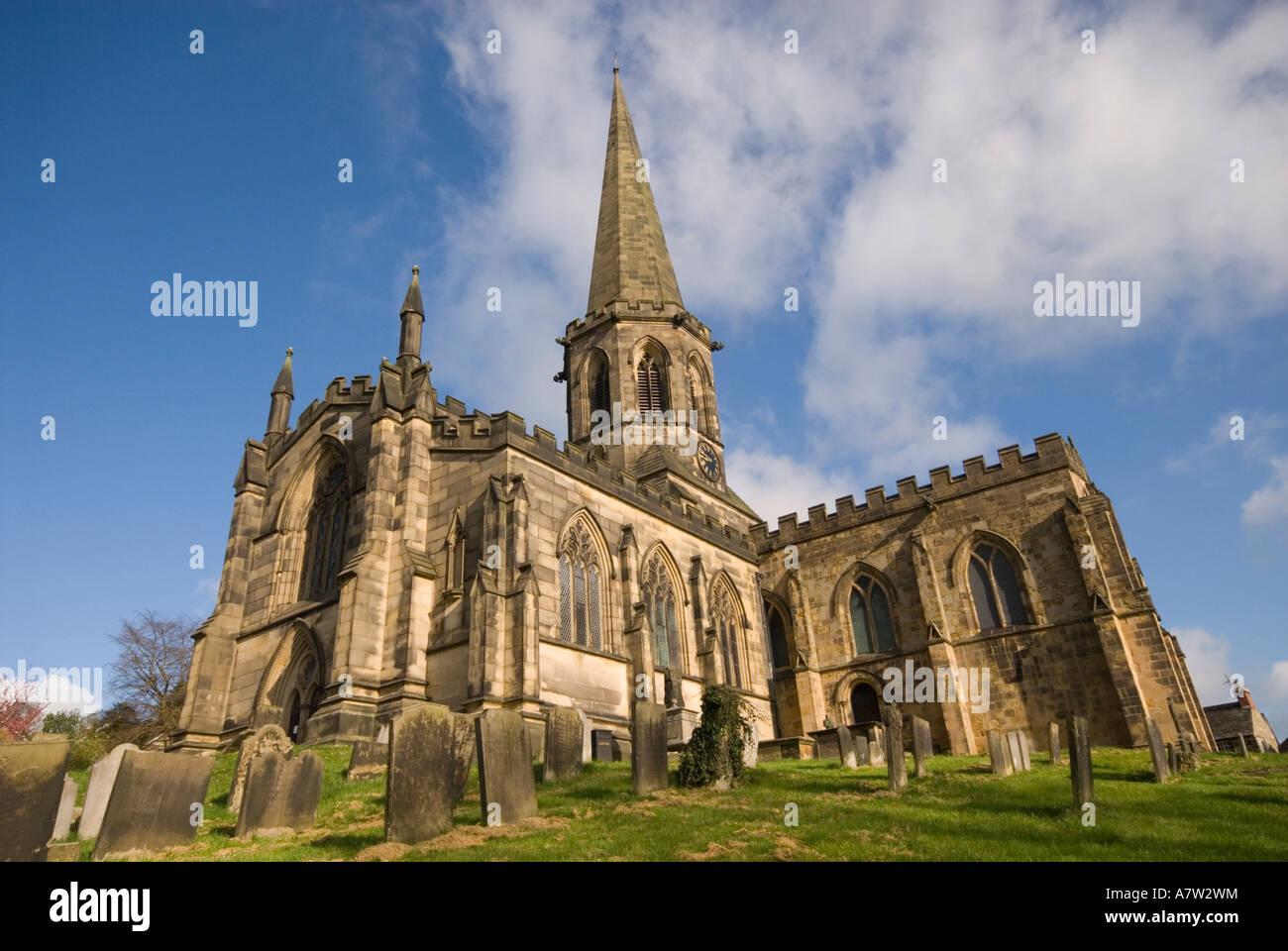 All Saints Church Bakewell Derbyshire Banque D'Images