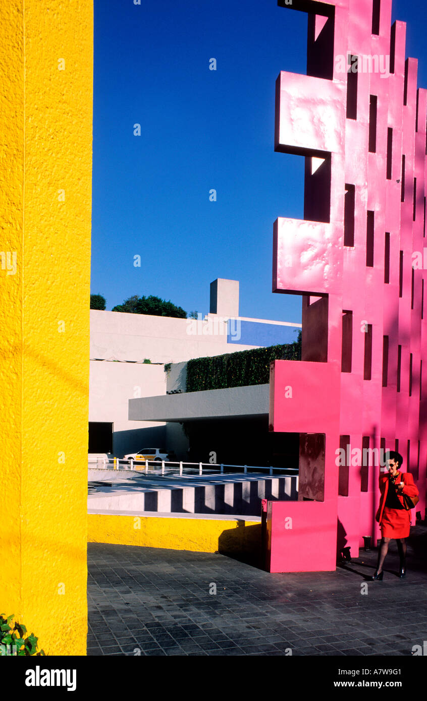 Mexico, District Fédéral, Mexico, quartier Polanco, l'hôtel Camino Real par l'architecte Luis Barragan Banque D'Images