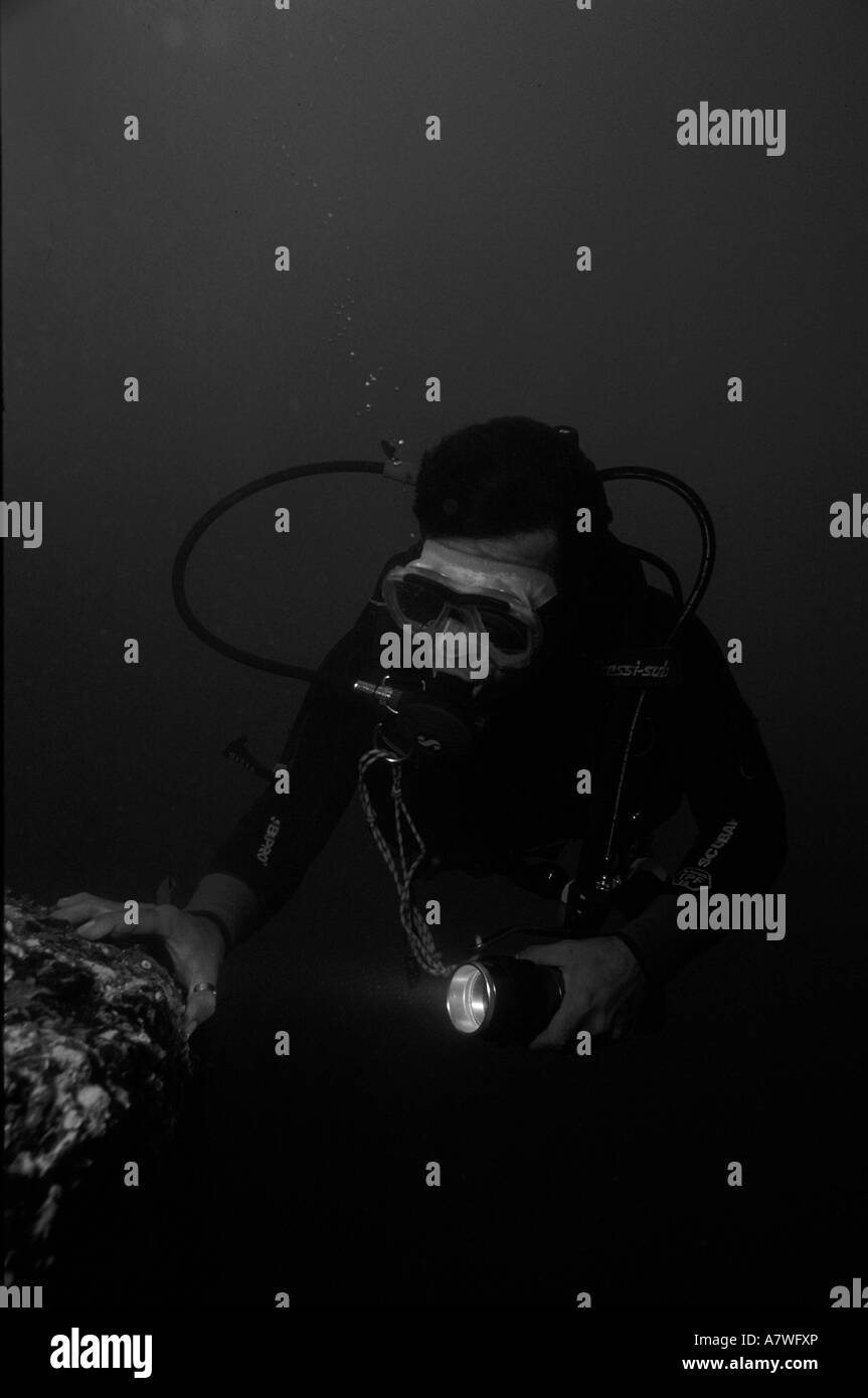 Plongeurs dans l'ombre Photo Stock - Alamy