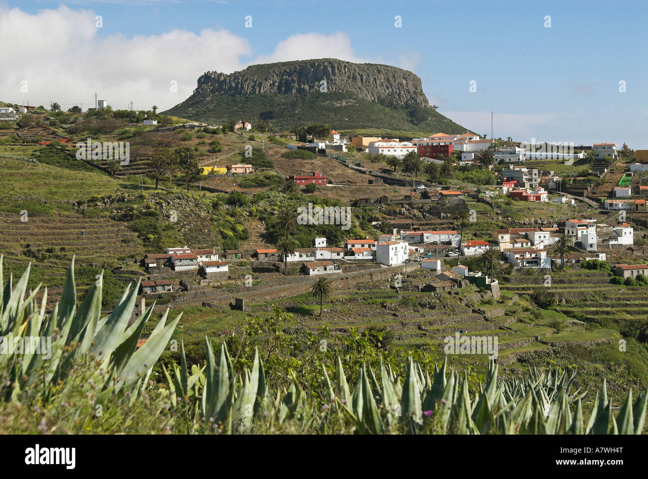 La montagne de la table, l'île de La Gomera, Canary Islands, Spain, Europe Banque D'Images