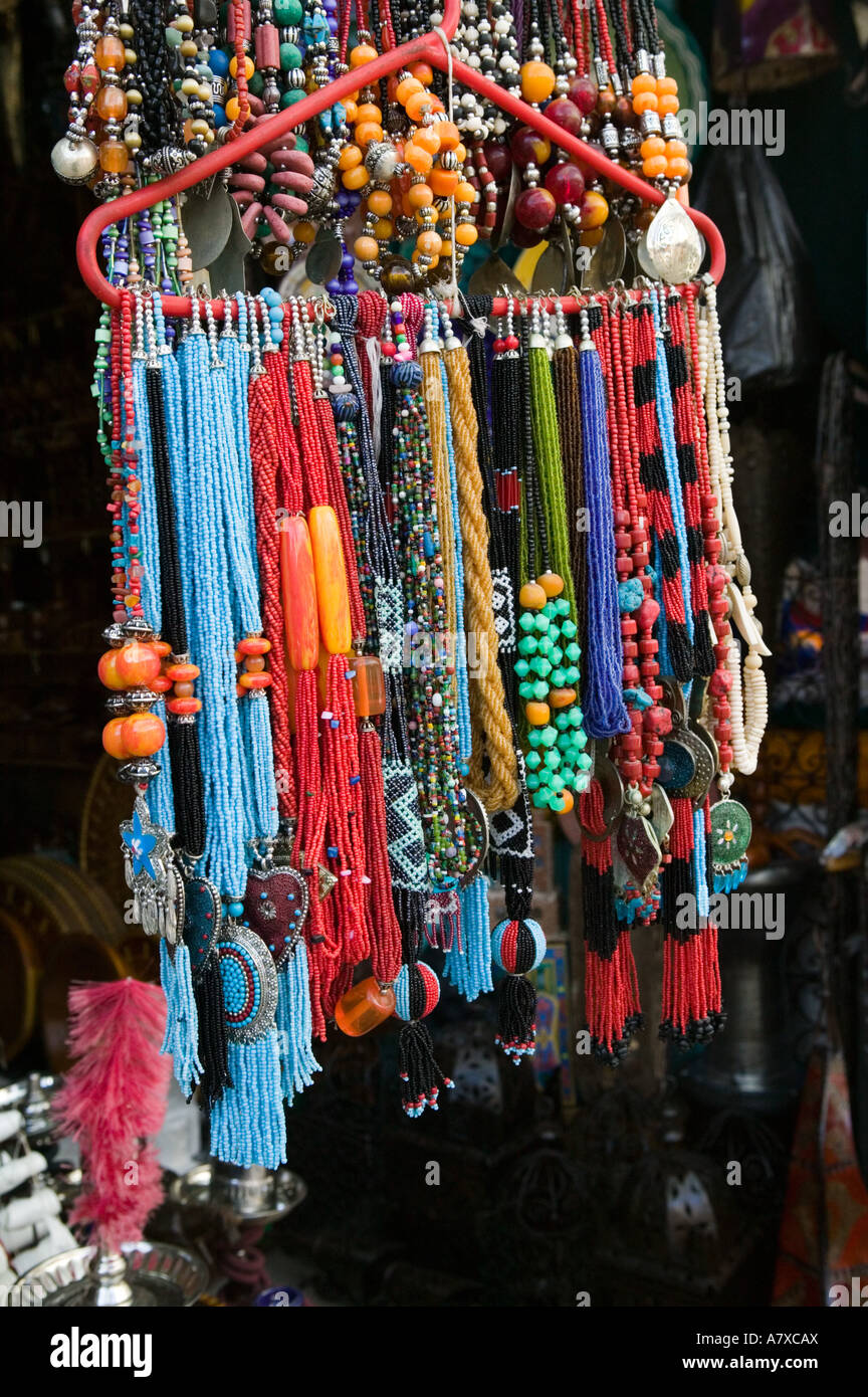 Maroc, Rabat : Médina, Rue des Consuls, bijoux marocain Photo Stock - Alamy