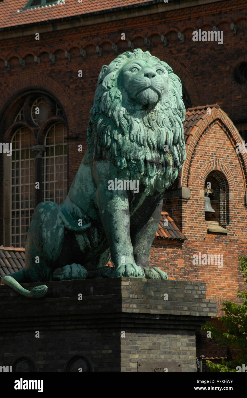 Statue de lion. (C) par uli nusko, CH-3012 Berne Banque D'Images