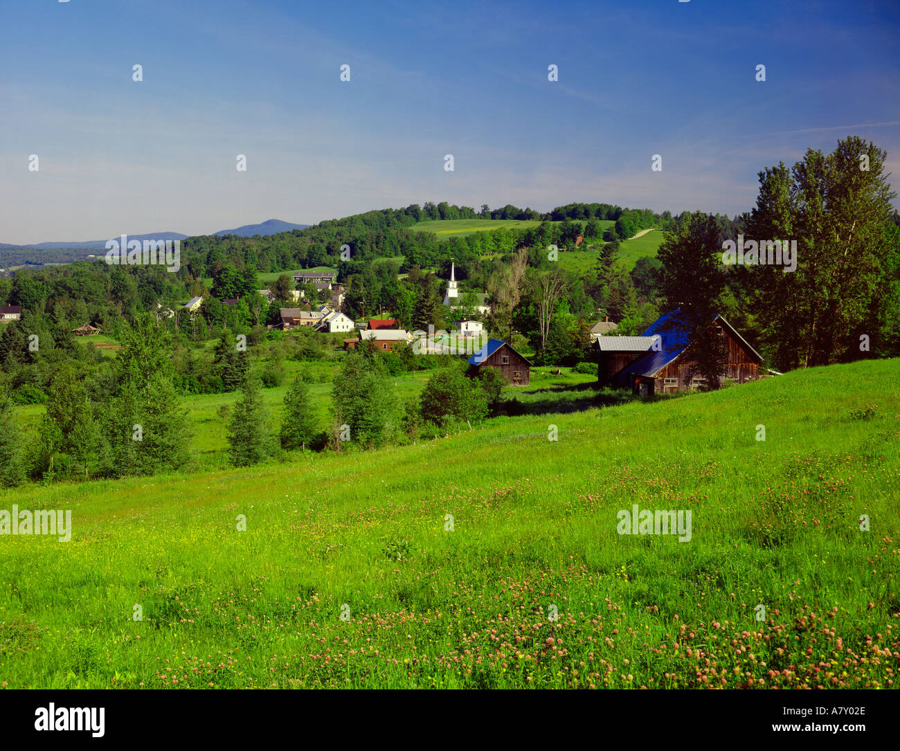 Burke Hollow Vermont USA New England Banque D'Images