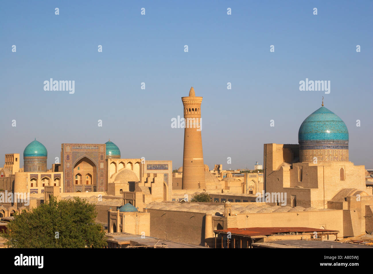 Vue de la ville de Boukhara Banque D'Images