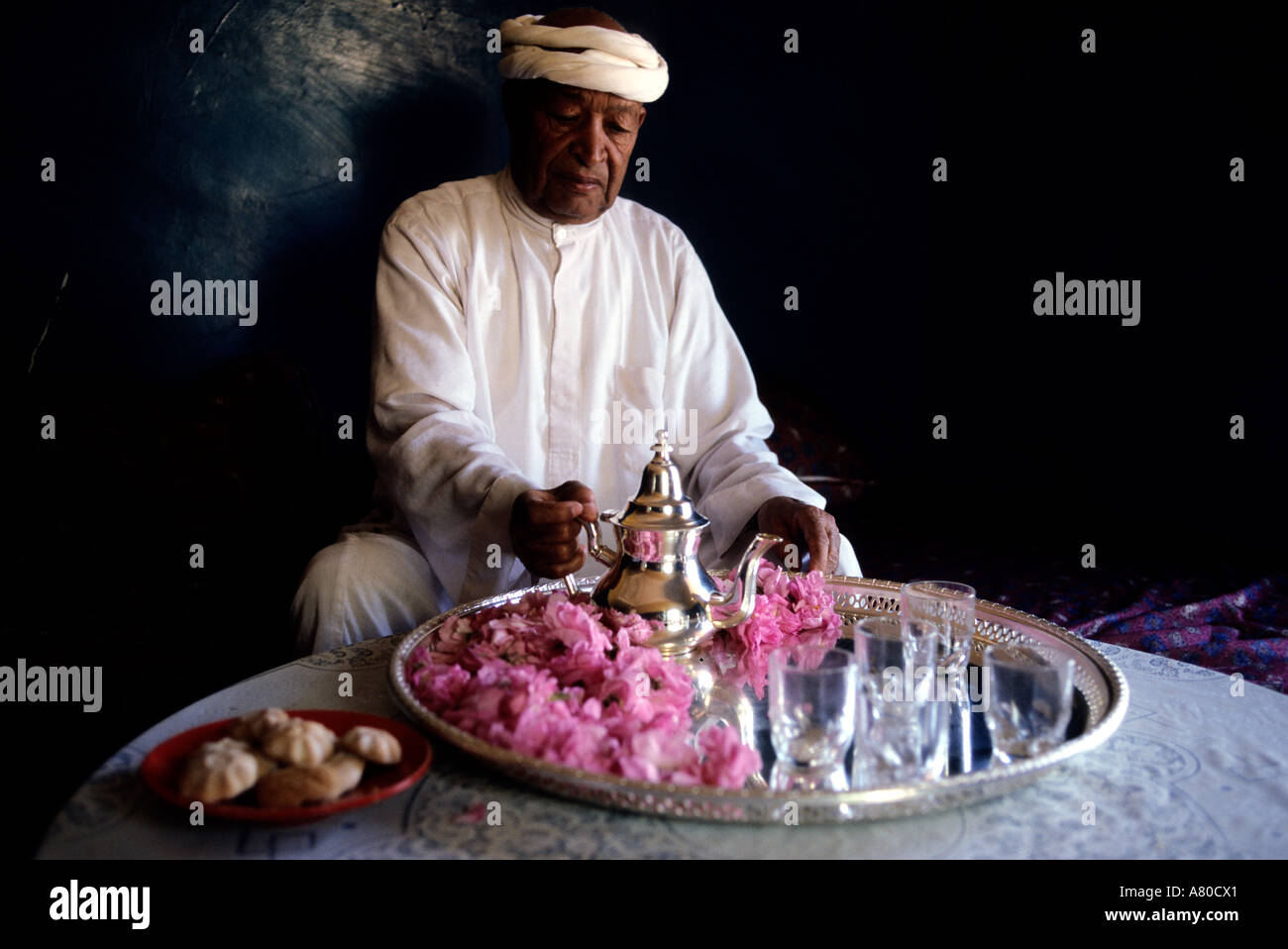 Le Maroc, Haut Atlas, El Kelaa M'Gouna, festival Moussem des Roses Banque D'Images