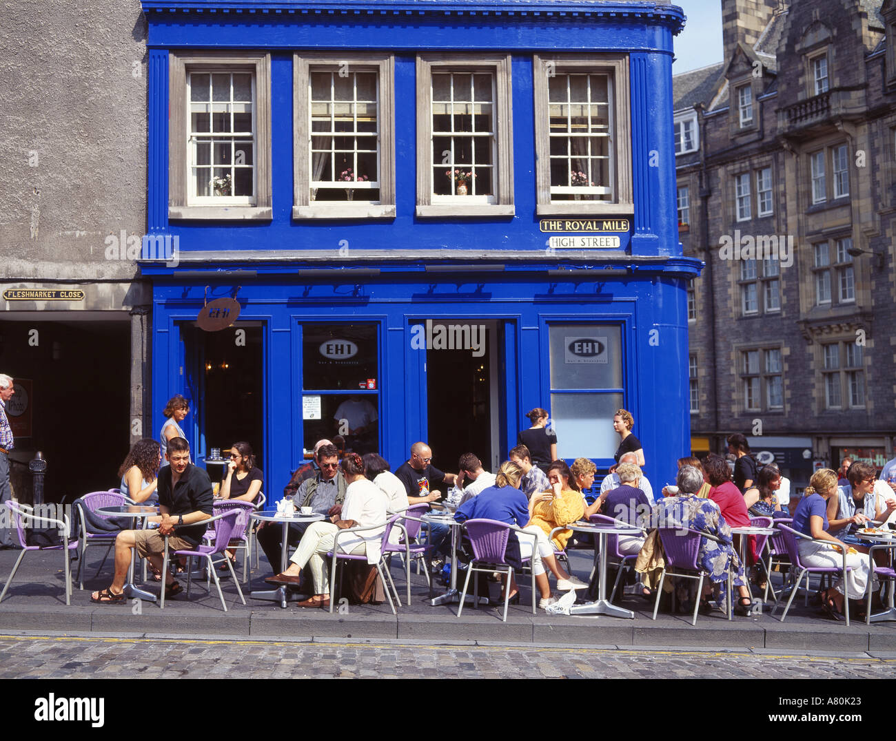 Le Royal Mile, Royal Mile Banque D'Images