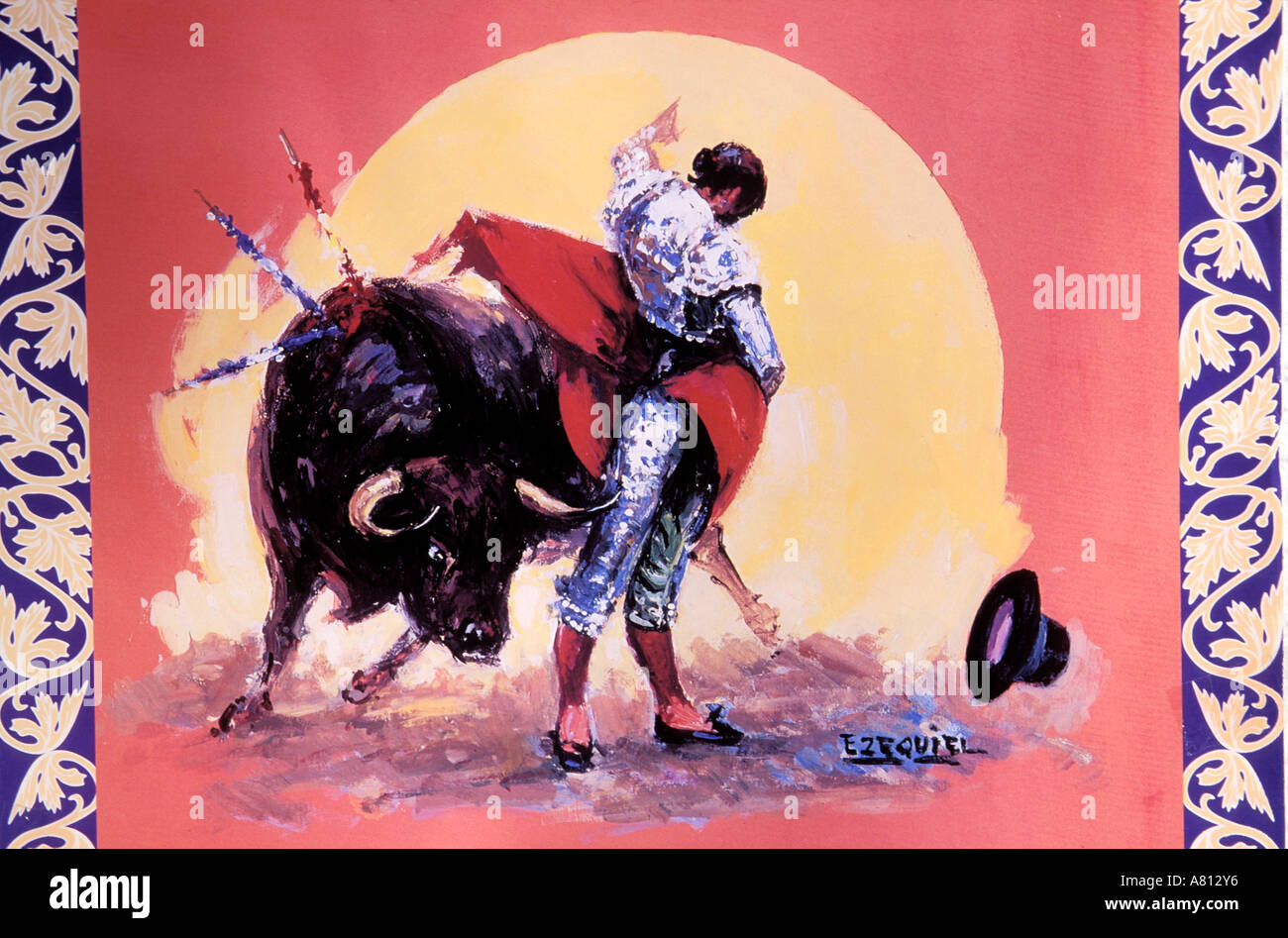 Espagne Andalousie Une Affiche De La Corrida Photo Stock Alamy Espagne Andalousie Une Affiche De La Corrida Photo Stock Alamy