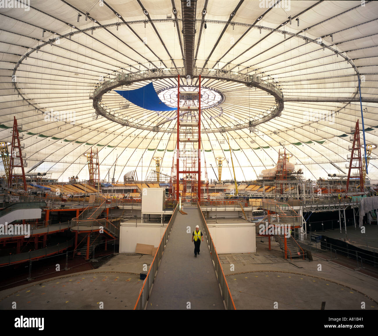 The Millennium Dome Interior Banque De Photographies Et D images 