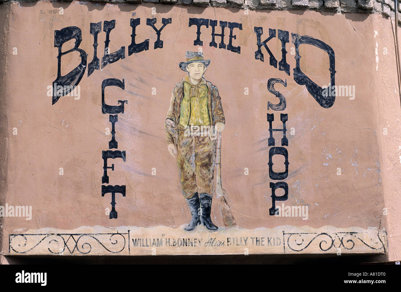 United States, Nouveau Mexique, Old Mesilla (quartier historique) à Las Cruces, maison où Billy the Kid a été jugée Banque D'Images