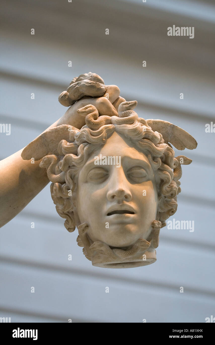 Persée avec la tête de Méduse par Antonio Canova Metropolitan Museum of Art New York Banque D'Images