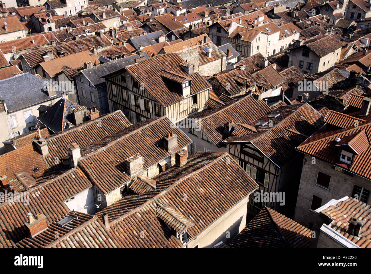 La France, l'Aveyron, Villefranche de Rouergue Banque D'Images