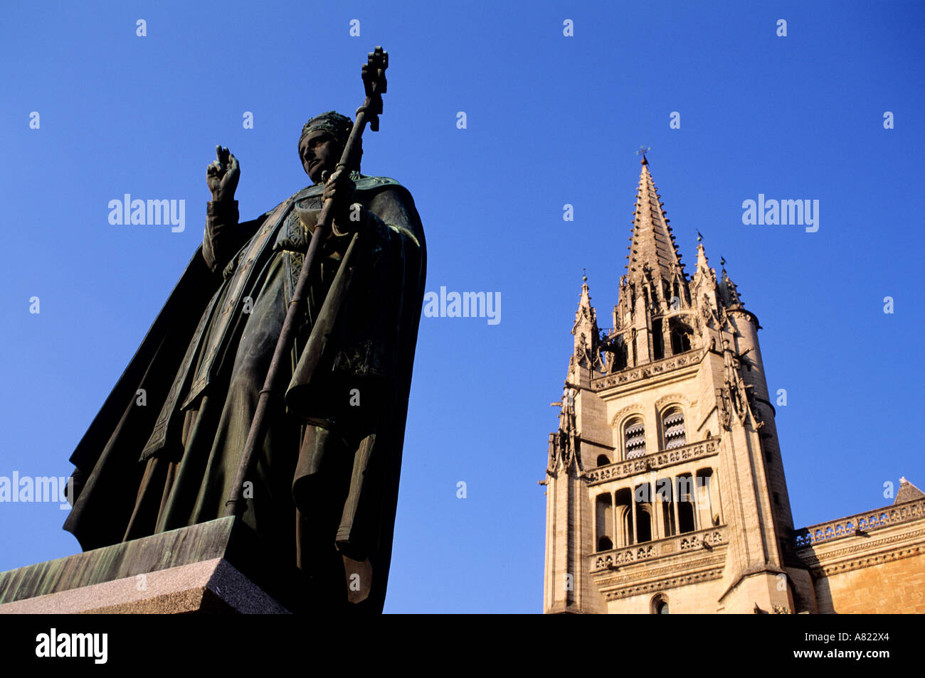 La France, la Lozère, Mende, Notre Dame et Saint Privat cathédrale Banque D'Images