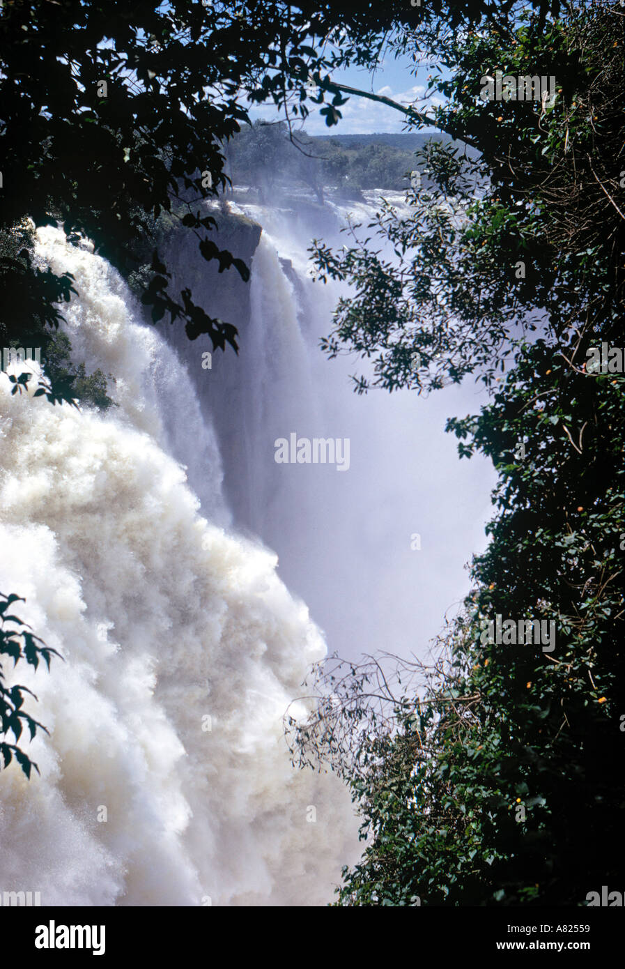 Devil's Cataract, Victoria Falls, Zimbabwe Banque D'Images