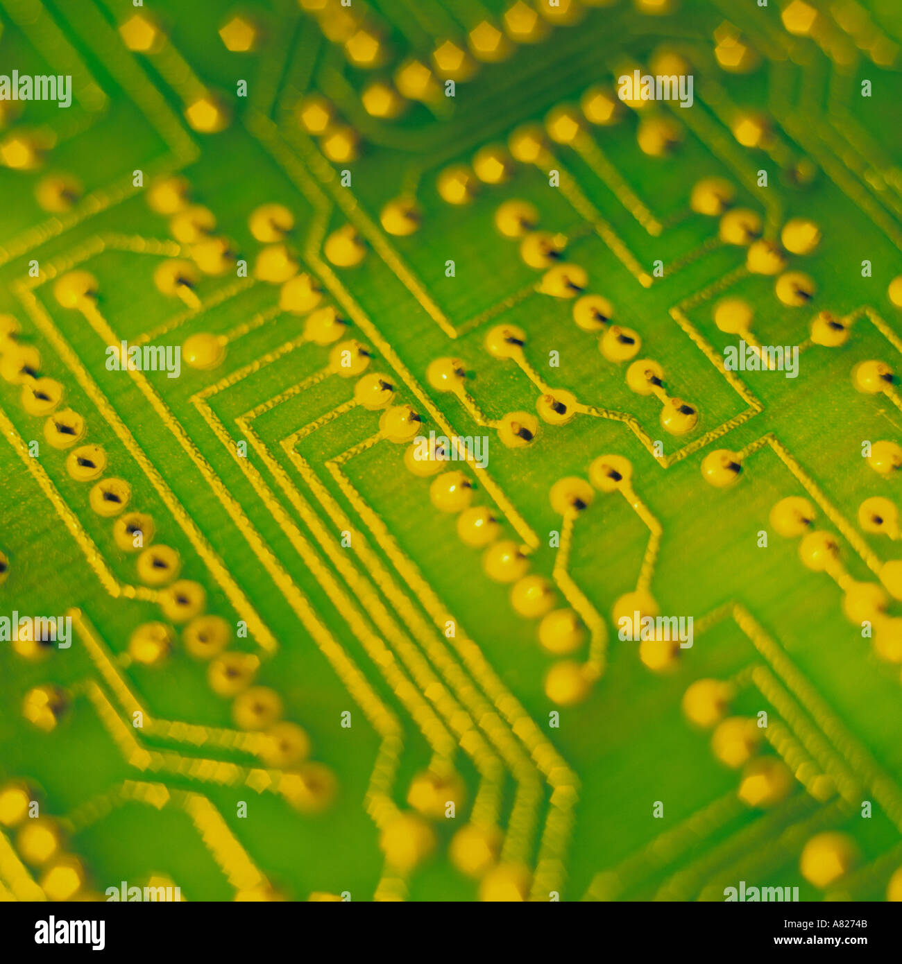Close up of Circuit Board Banque D'Images