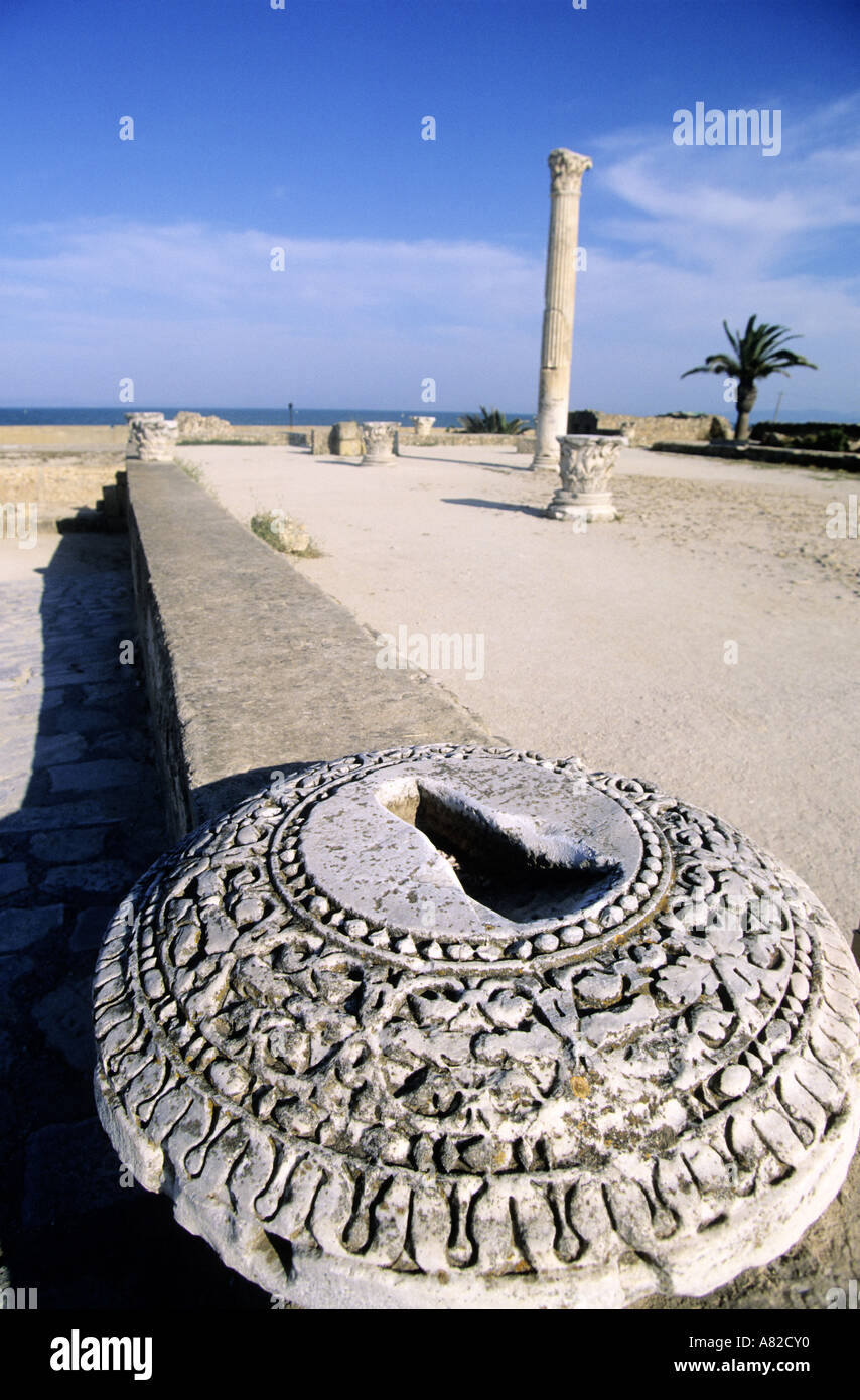 Région de la Tunisie, Tunis, Carthage, Antonin bains publics Banque D'Images