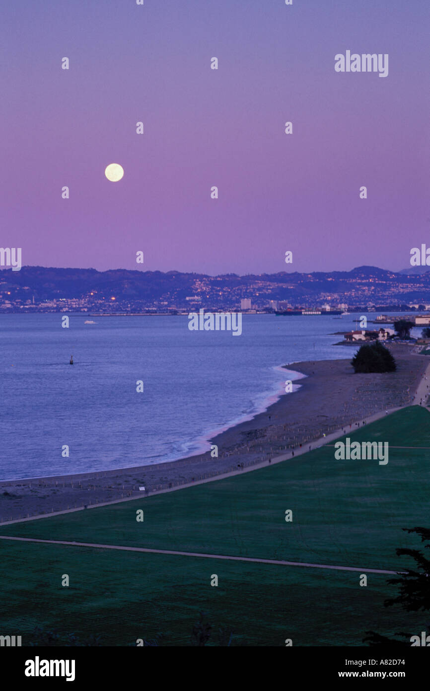 La Californie, San Francisco, lever de Crissy Field Banque D'Images