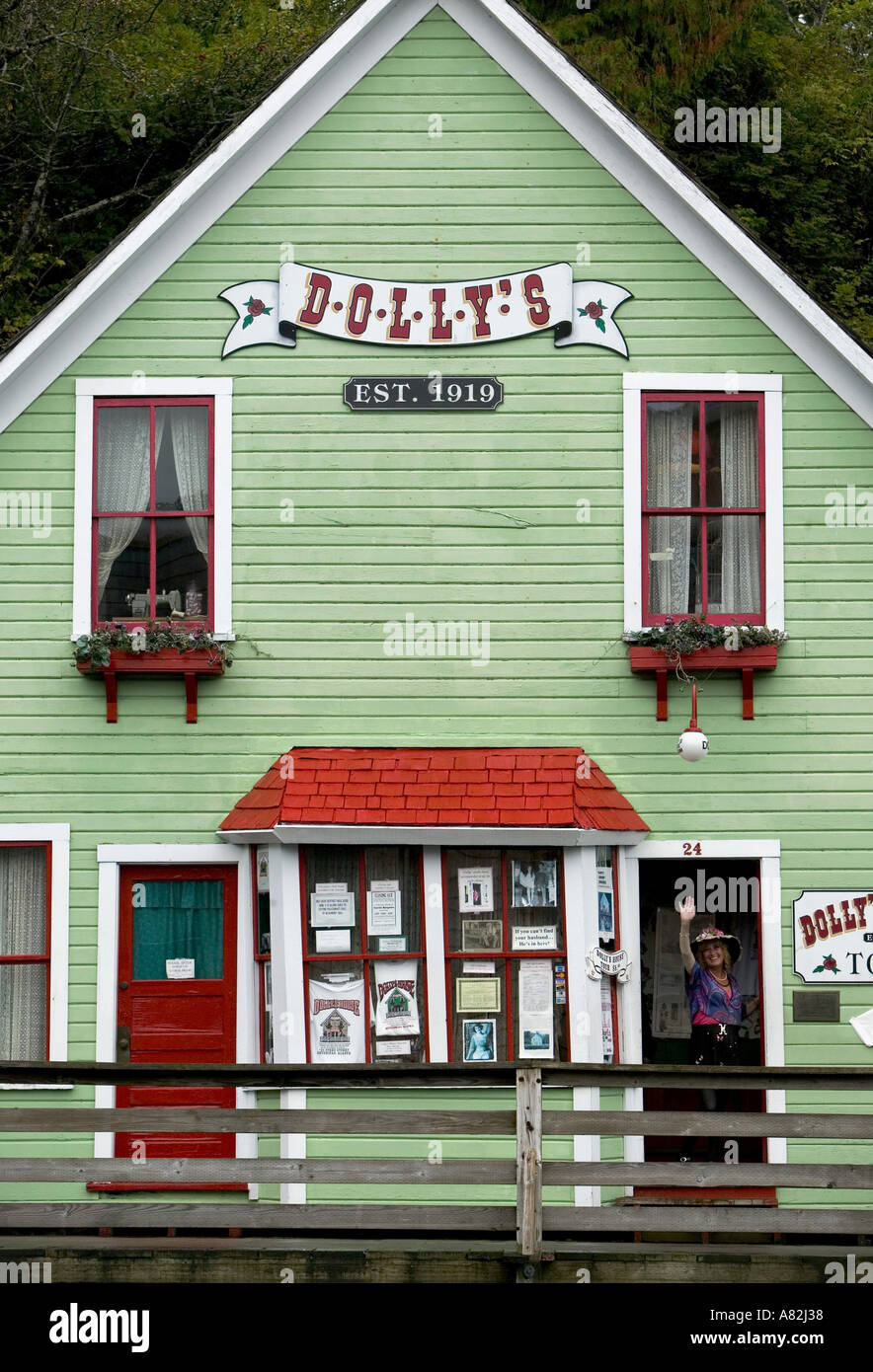 Doll's House (ancienne maison close), Ketchikan, Alaska, USA Banque D'Images