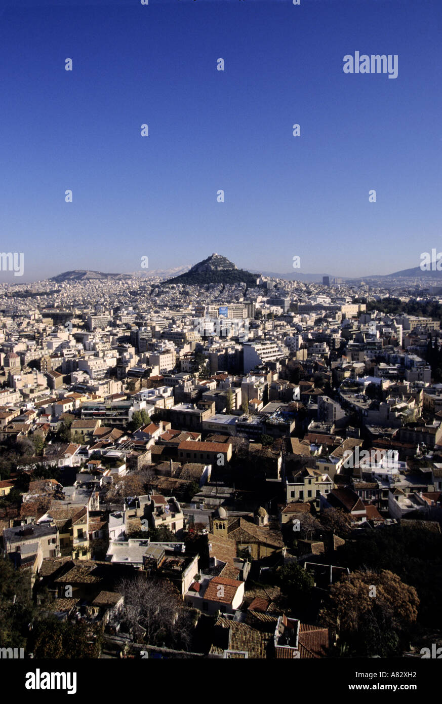 Grèce, Athènes, vue générale de la ville Banque D'Images