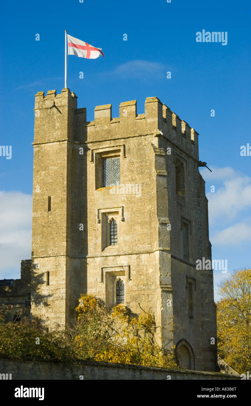 Tour du pape, Stanton Harcourt Manor, Oxfordshire, England, UK Banque D'Images
