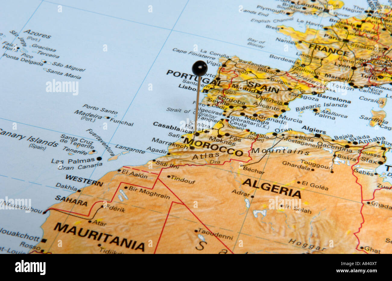 Maroc Banque D'Images