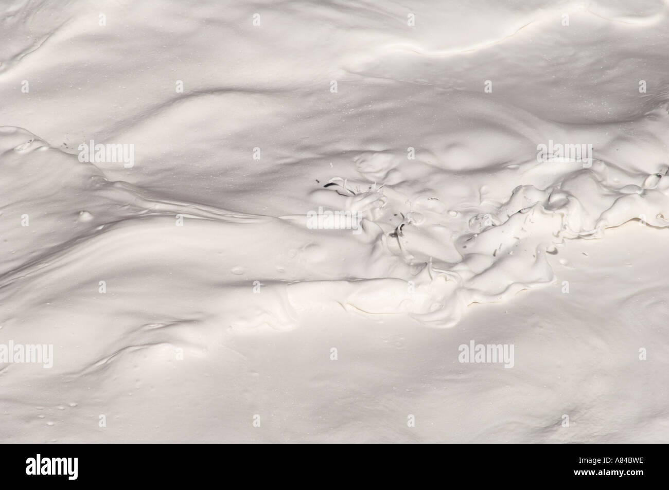 Tempête de mousse océan baratté à Devil s Cape Perpetua de désabonnement sur la côte de l'Oregon Banque D'Images