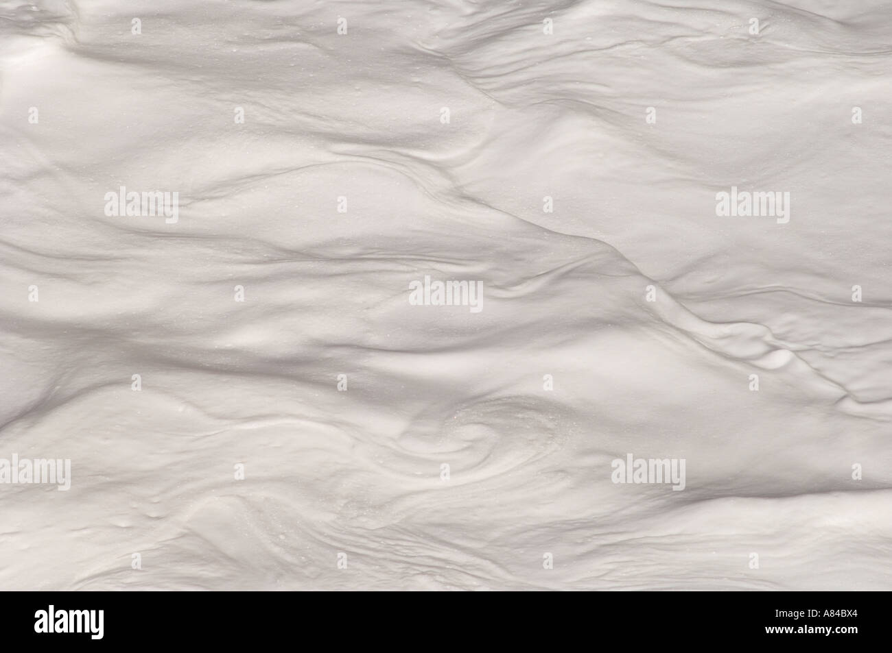 Tempête de mousse océan baratté à Devil s Cape Perpetua de désabonnement sur la côte de l'Oregon Banque D'Images