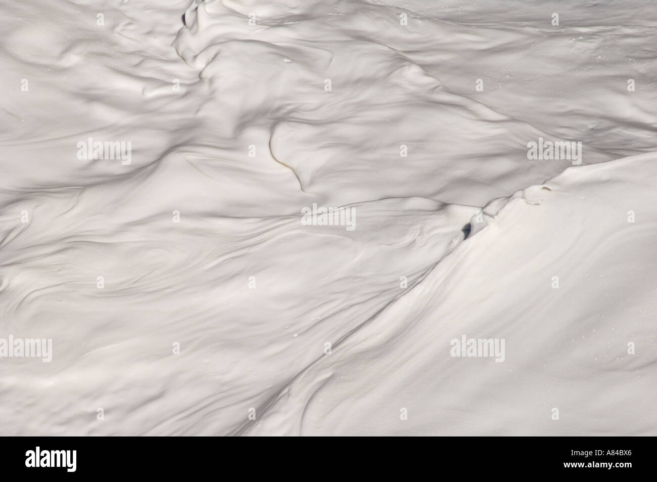 Tempête de mousse océan baratté à Devil s Cape Perpetua de désabonnement sur la côte de l'Oregon Banque D'Images