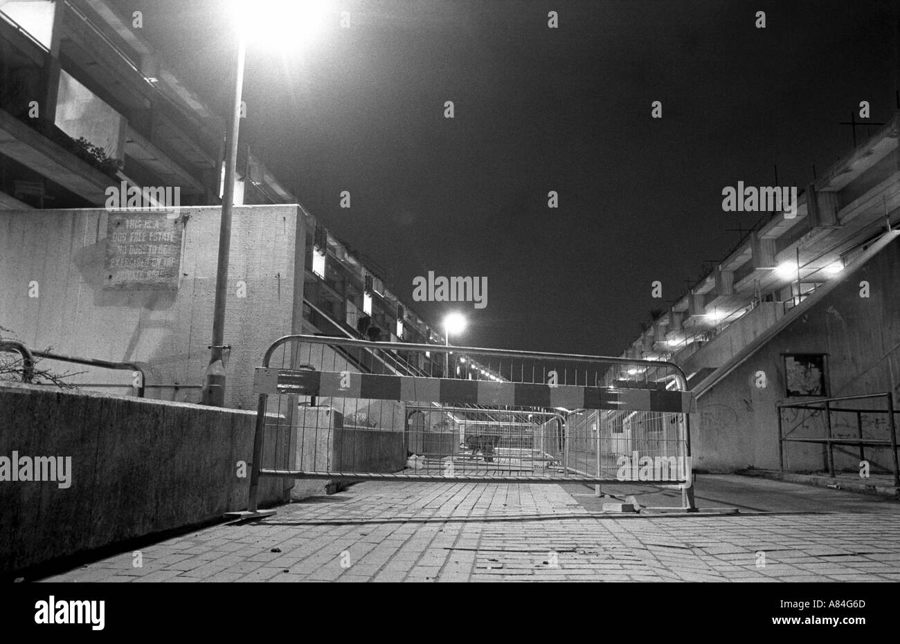 L'inner city housing estate à Londres Banque D'Images