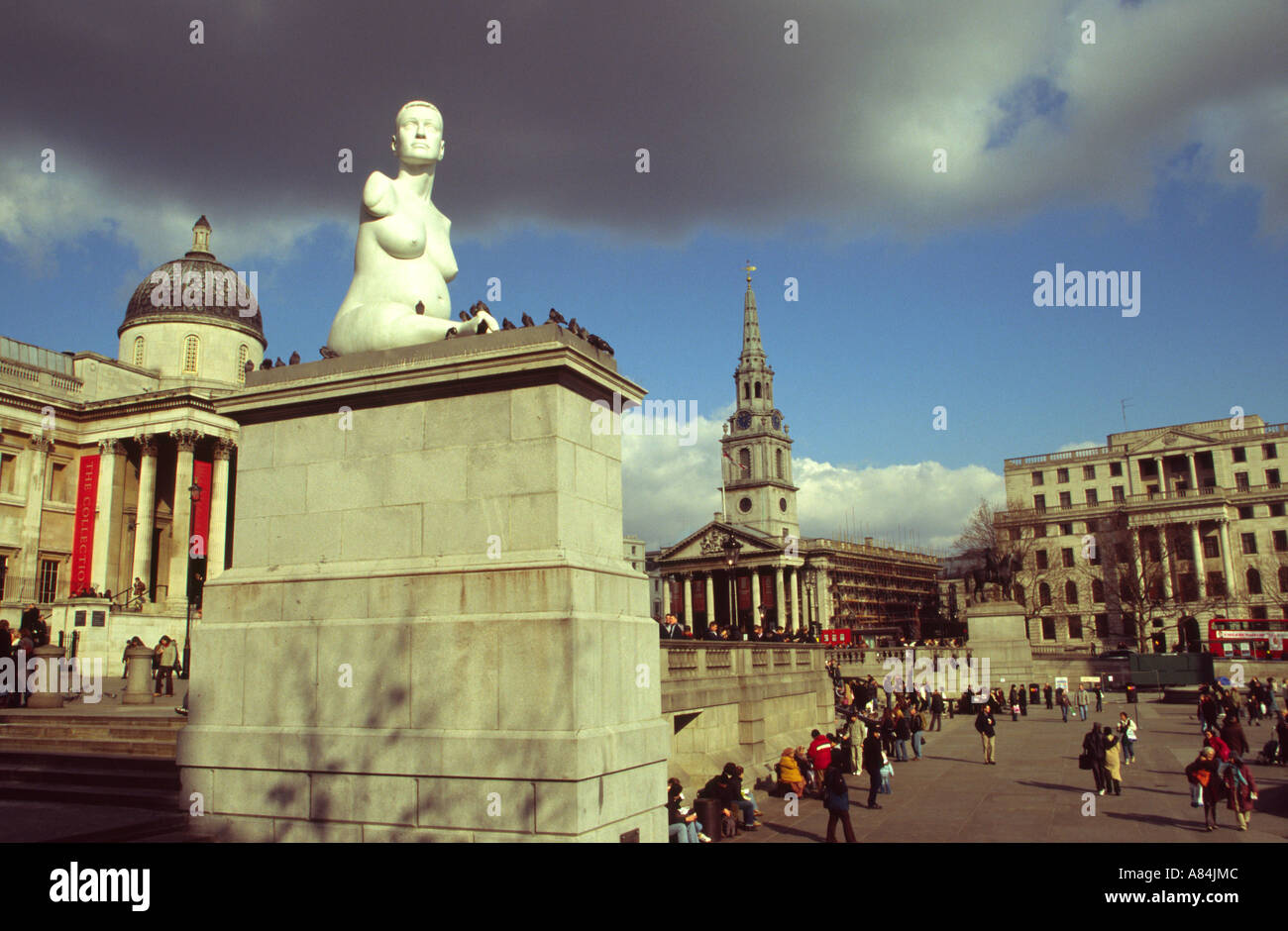 Alison hdb sculpture à Trafalgar Square, Londres Banque D'Images