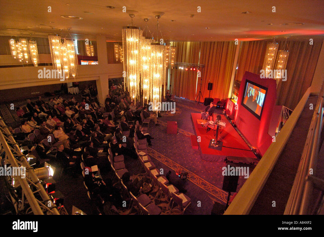 L'écrivain de télévision de la dernière série qui Dr Russell T Davies Festival du Film Celtique Cardiff Galles du Sud Banque D'Images