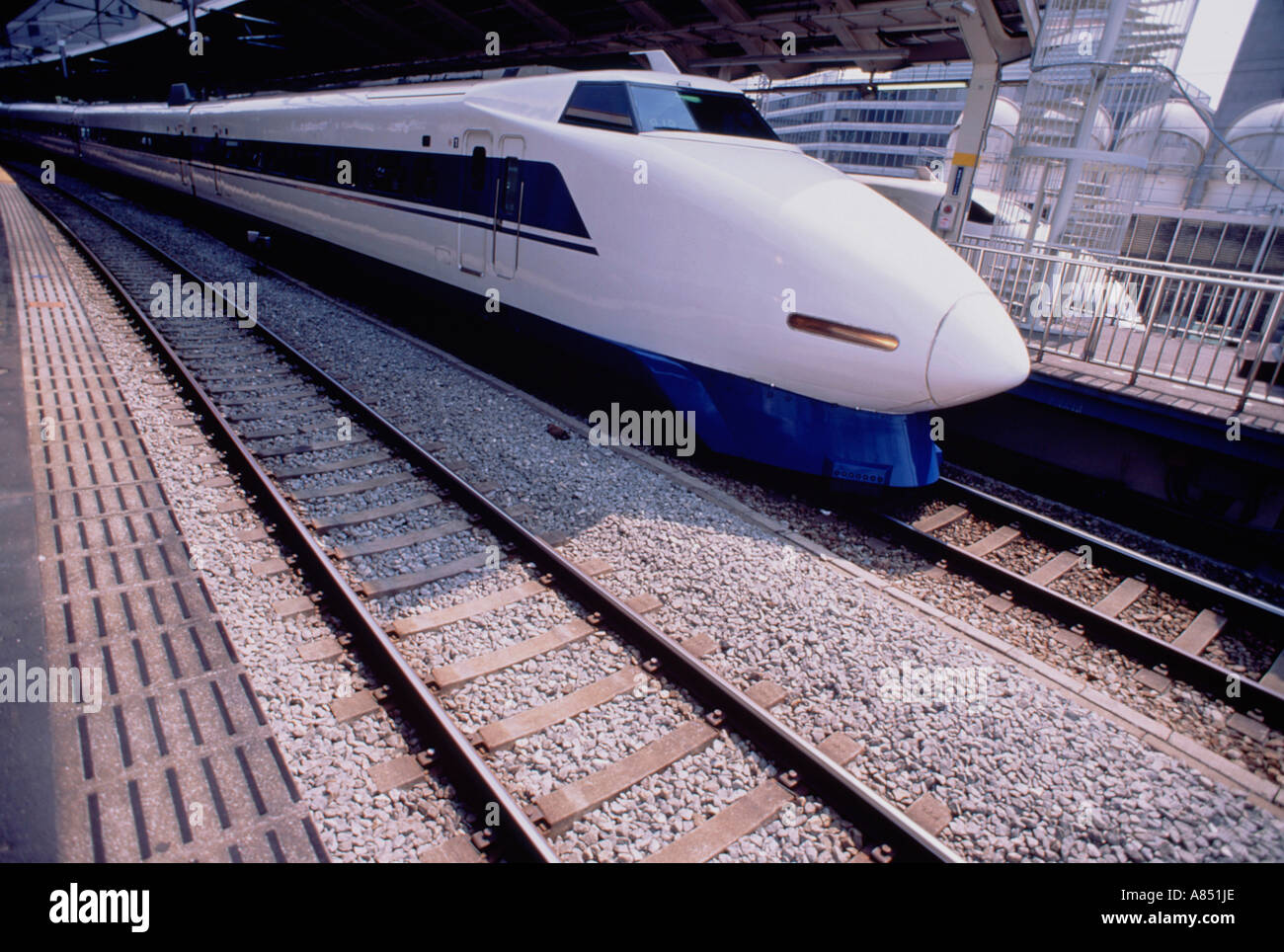 Locomotives de chemin de fer Transport train à grande vitesse au Japon Banque D'Images