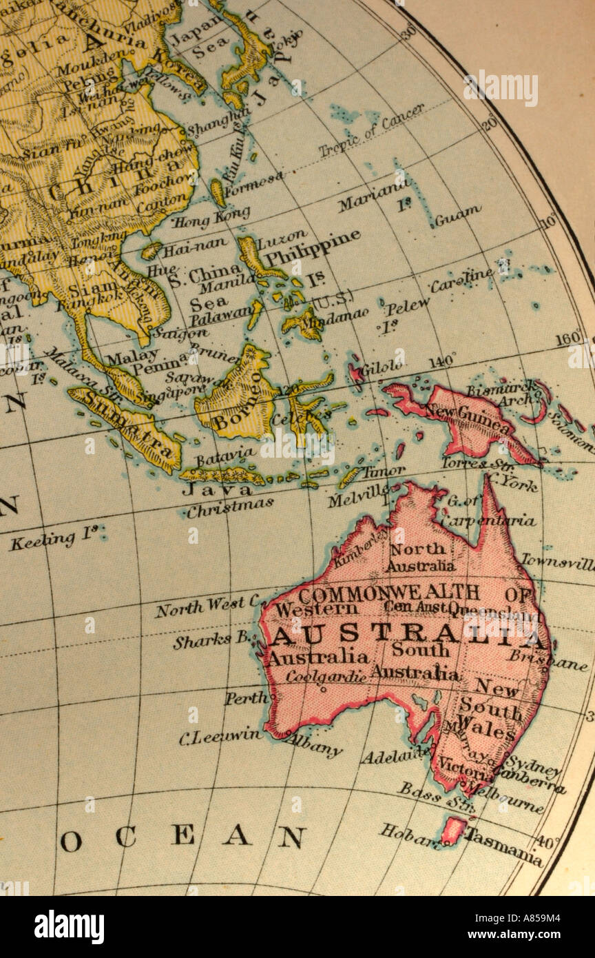 Australasie Banque D'Images